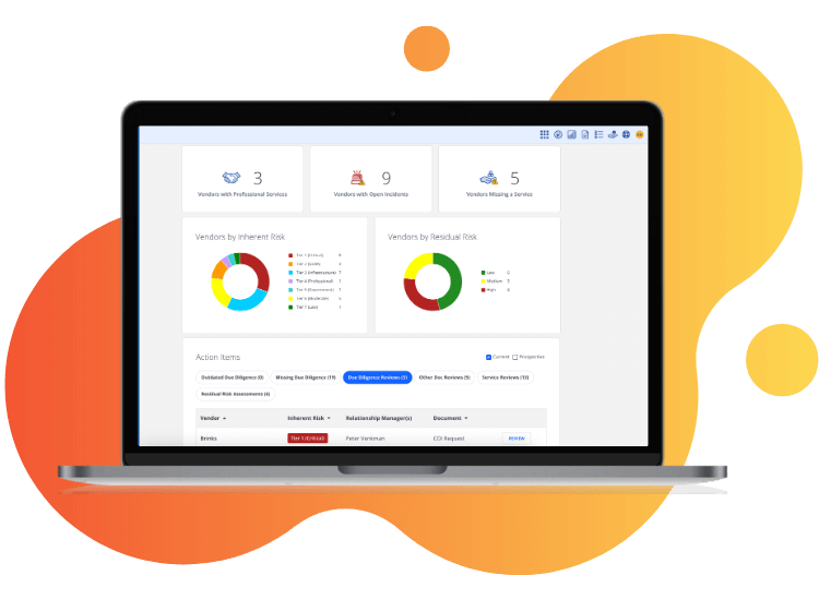 Screenshot of RPM: Vendor management tool