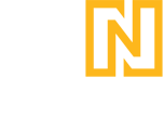 Ncast logo yellow white