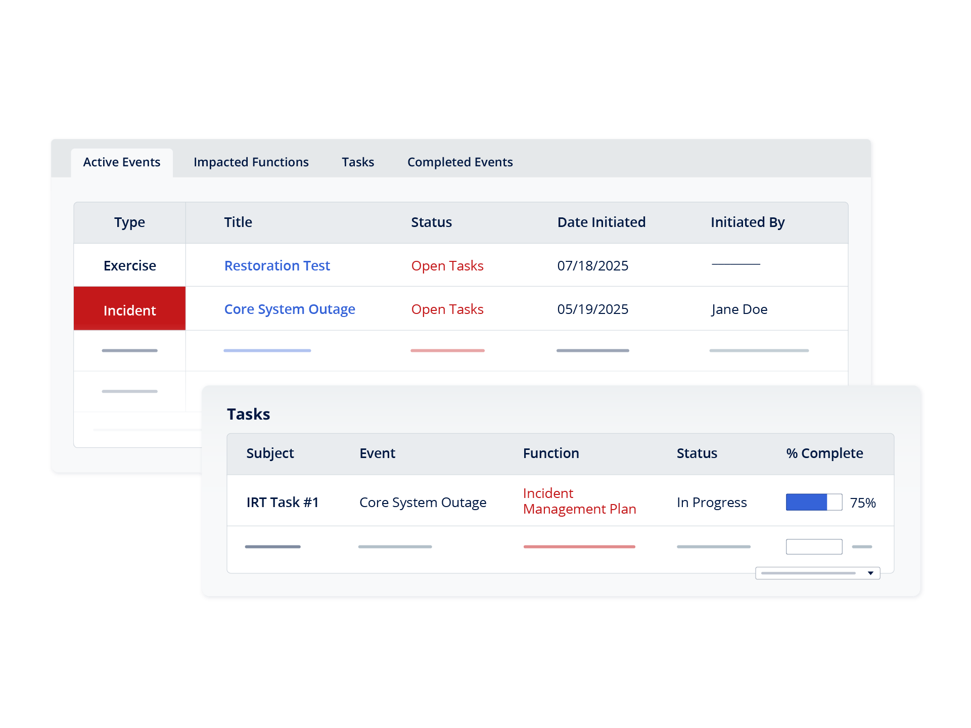 Ncontinuity Lofi_Centralized Event Management