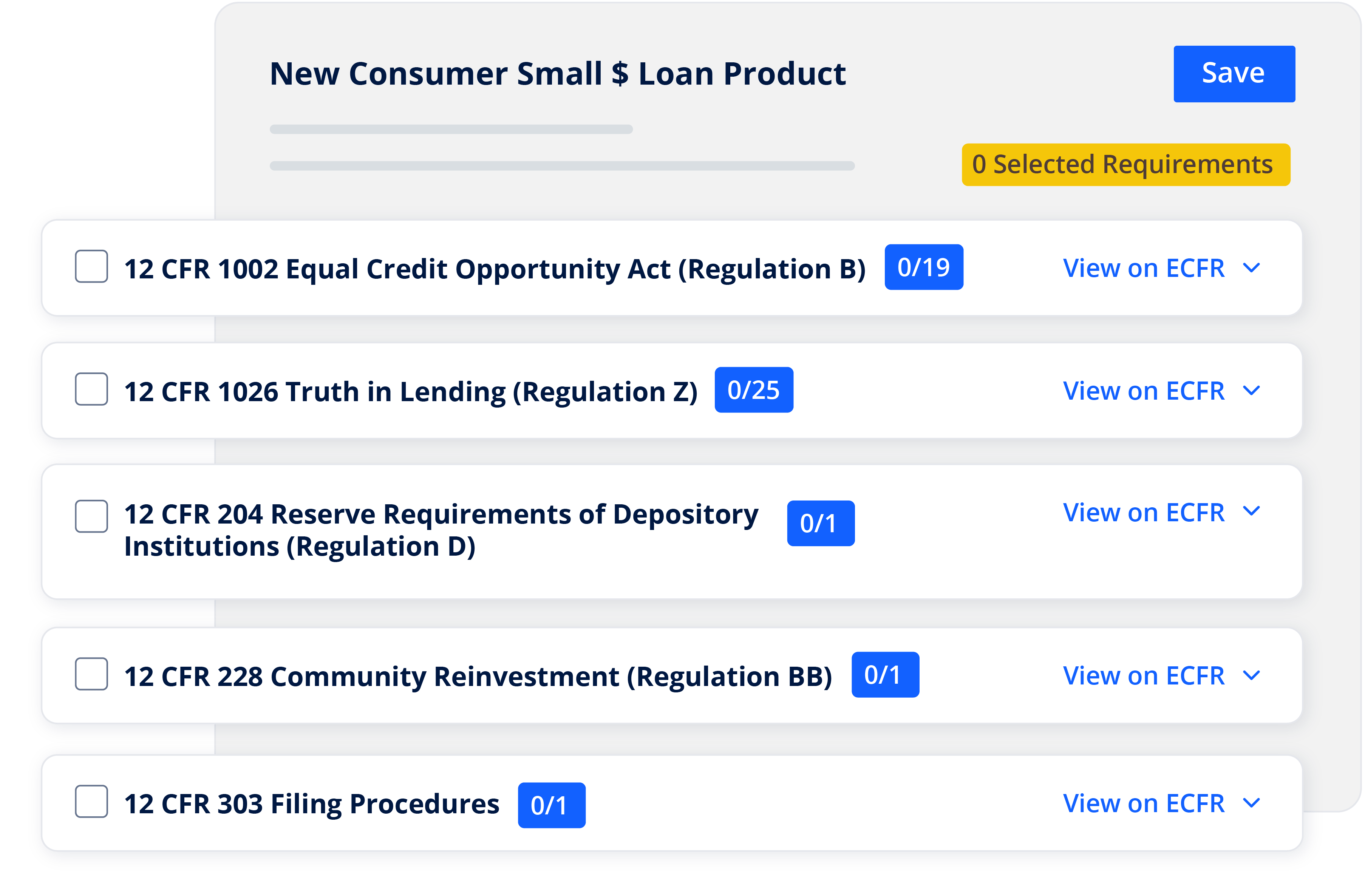 requirements builder ncomply